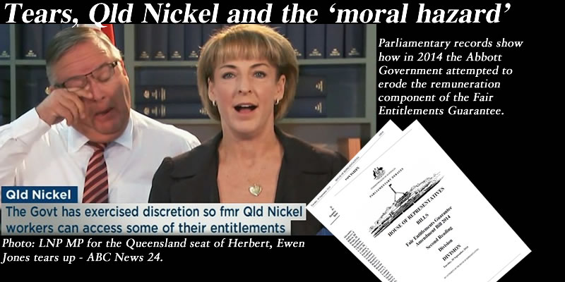 Tears, Queensland Nickel and the ‘moral hazard’: Analysis – @Qldaah #qldpol #auspol