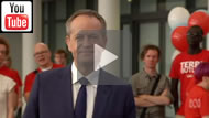ABC News Qld: Bill Shorten back in Qld & Malcolm Turnbull gives bankers a lecture.