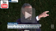 ABC News 24: Bill Shorten answers questions on the AFP raids over NBN leaks.