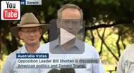 ABC News 24: Bill Shorten on won't repeat 'barking mad' Donald Trump for the cameras.