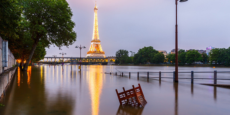 River Seine in Paris flooding May 2016 by Loïc Lagarde/Flickr. Creative Commons (CC BY-NC-ND 2.0)