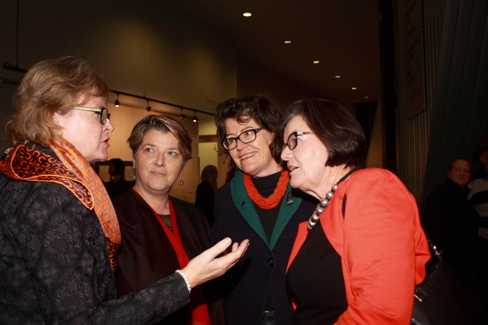 Susan Benedyka, Ilena Young, Ruth McGowan and Independent Cathy McGowan MP. Photo: @Jansant