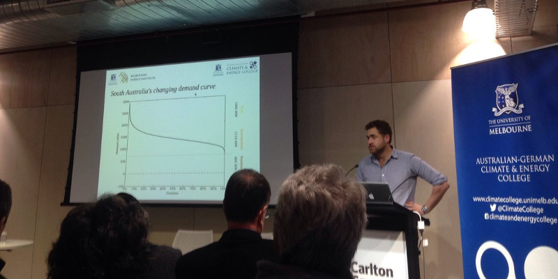 Dylan McConnell explaining the problems with South Australian energy generation and market