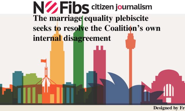 Marriage equality plebiscite to resolve Coalition’s internal disagreement – @qldaah #auspol