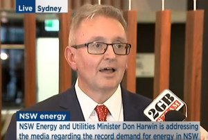 NSW Energy Minister Don Harwin