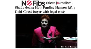 Shady deals: How Pauline Hanson left a Gold Coast buyer with legal costs