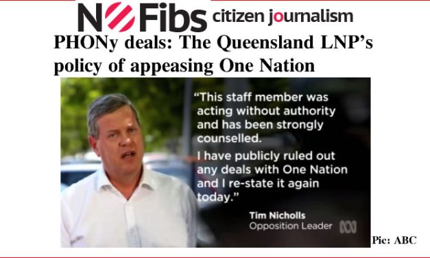 PHONy deals: The Qld LNP’s path to appeasement of One Nation – @Qldaah #qldpol #auspol