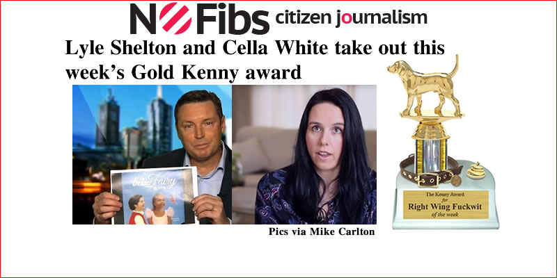 Lyle Shelton and Cella White take out this week’s #GoldKenny award – @Qldaah #auspol #qldpol