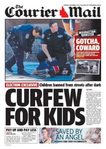 October 2, 2017 The Courier Mail - Curfew For Kids