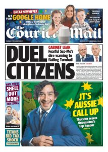 November 9, 2017 The Courier Mail - Duel Citizens