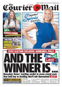 November 11, 2017 The Courier Mail - And The Winner Is