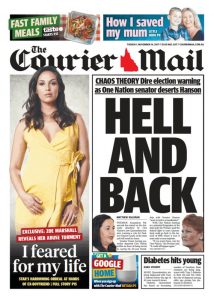 November 14, 2017 The Courier Mail - Hell And Back