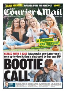 November 22, 2017 The Courier Mail - Bootie Call
