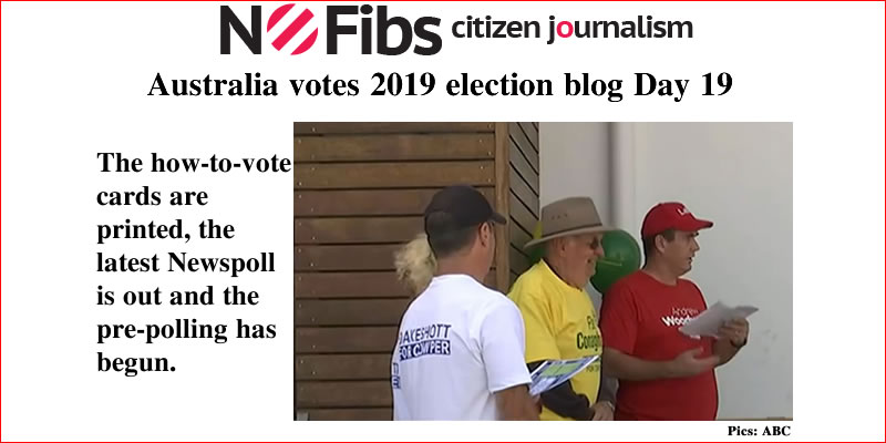 #AusVotes Day 19 – Happy pre-polling day: @qldaah #qldpol