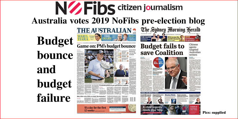 #Ausvotes 2019 NoFibs pre-election blog – Budget bounce and budget failure: @qldaah #Qgame #qldpol