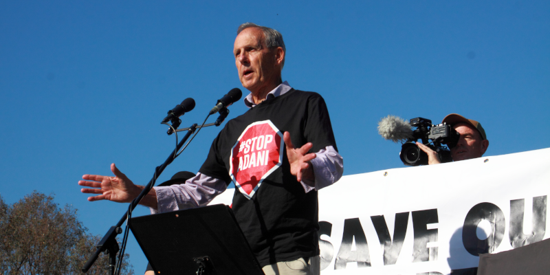 Bob Brown back on campaign trail to #StopAdani: @jansant #Auspol #ClimateElection #podcast