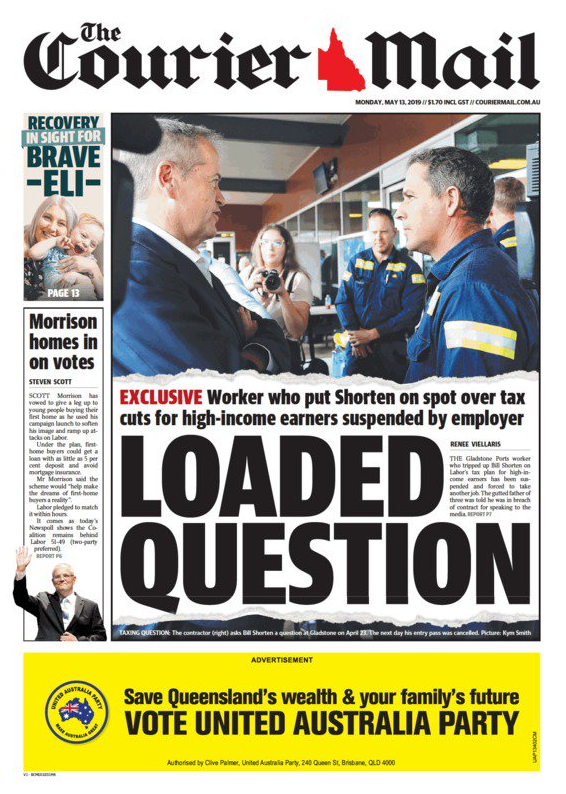 The Courier Mail, May 13, 2019 