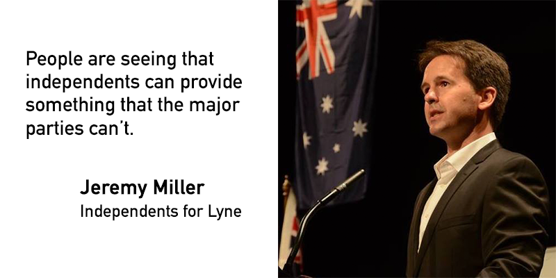 Jeremy Miller is running to win Lyne: @margokingston1 #LyneVotes #podcast